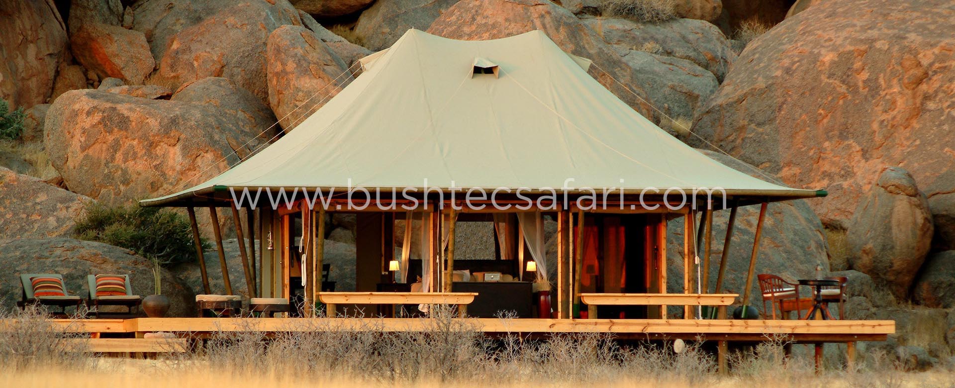 bedroom safari tent