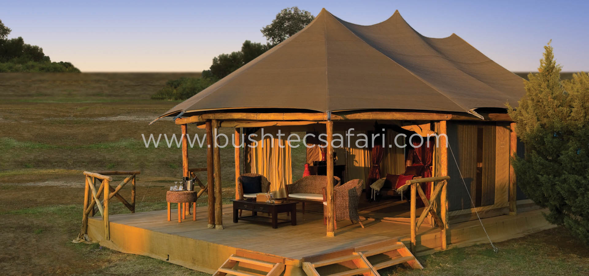 bedroom safari tent